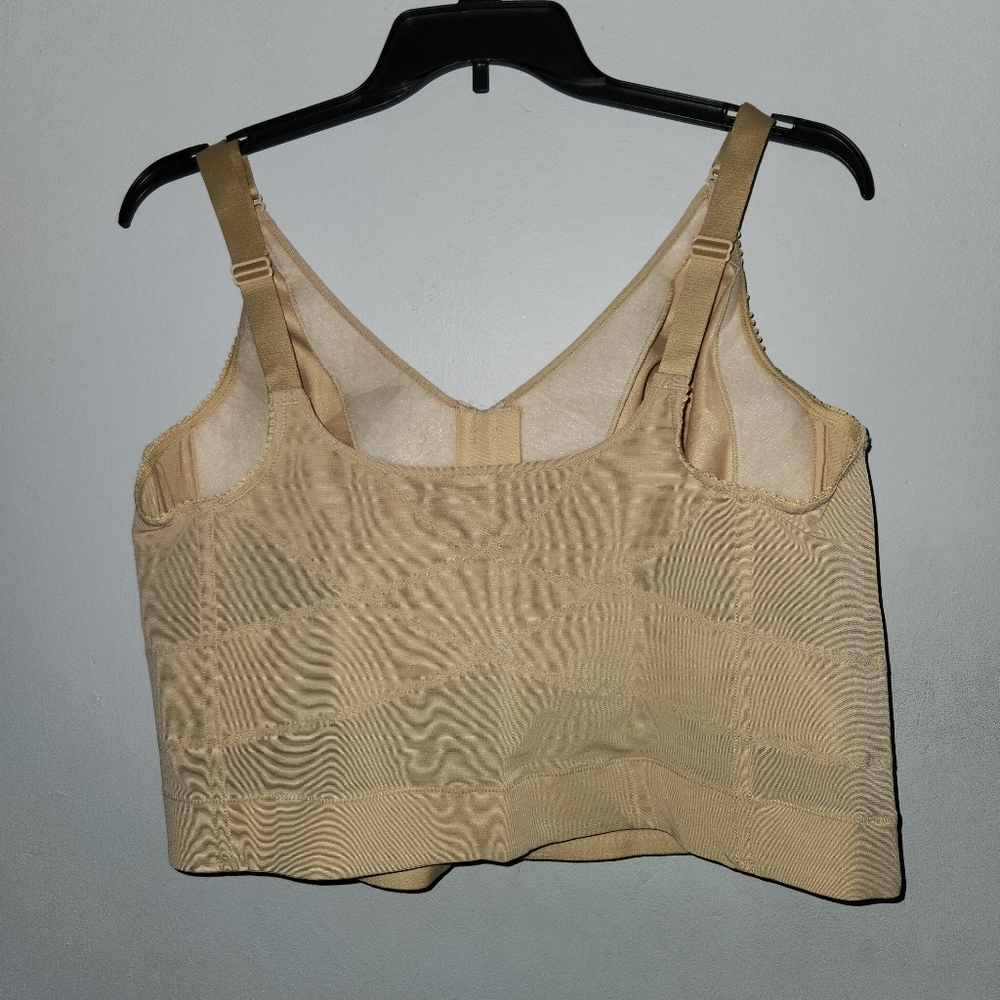 Wireless Elia Bra NWT 5415 Sz 52G Beige Nude Jacquard - Picture 5 of 5